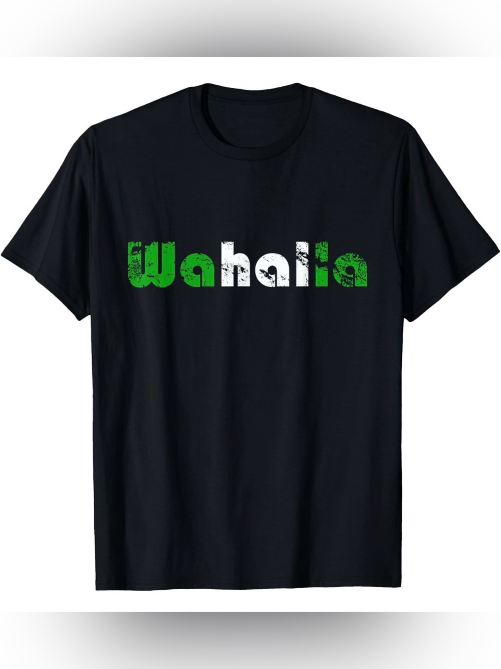 Naija Wahalla Nigerian Flag Graphic T-Shirt Medium